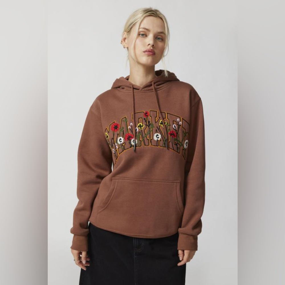 Market flower arc hoodie